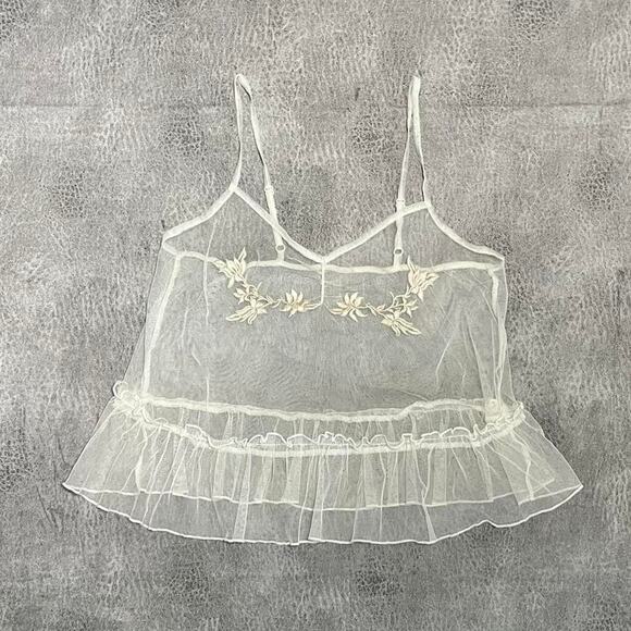 Adorable dainty womens sheer cami - Picture 1 of 5